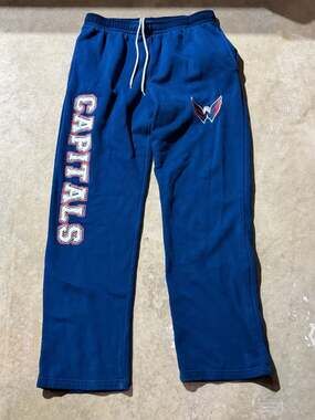 Calhoun NHL Men's Premium Fleece Washington Capitals Sweatpants - Navy Blue